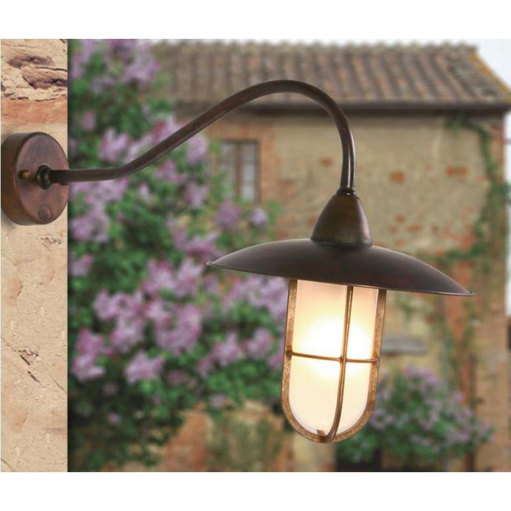 vonkajsia mosadzna lampa vynikajuca toskanska vidiecka rustikalna vodotesna mrezovaska nastenny drziak antikovany mosadz osvetlenie renovacia na stenu domu vonkajsie provensalske imas interierovy dizajn provansalske stena.jpg